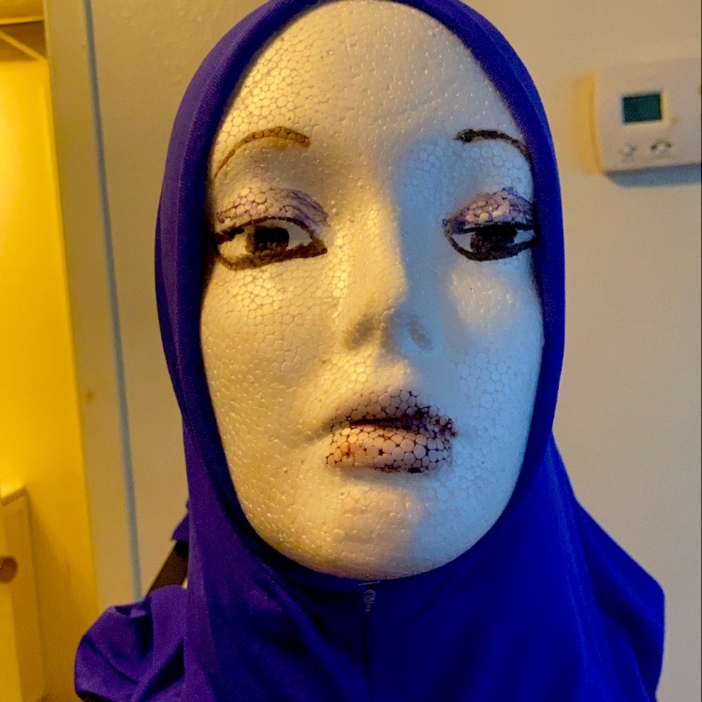 Royal purple Hijab